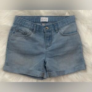 Place Light Wash Denim Shorts - Blue